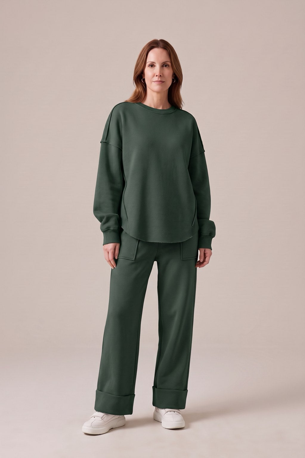 Ensemble Sweat Rebeca Paris vert