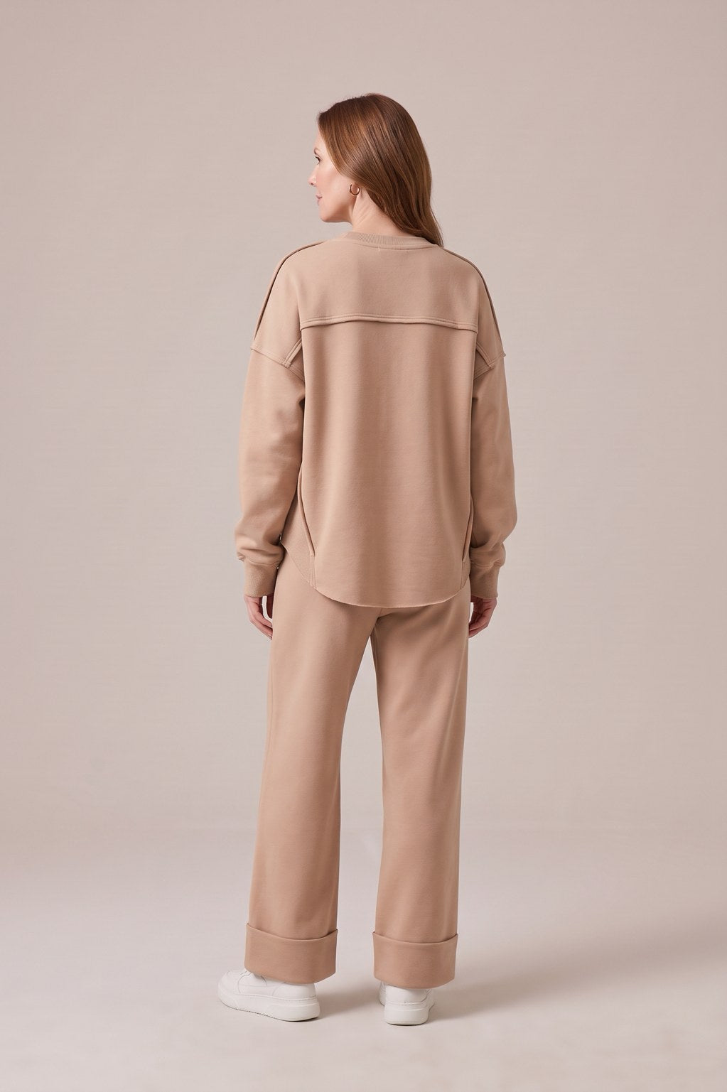 Ensemble Sweat Rebeca Paris marron clair de dos
