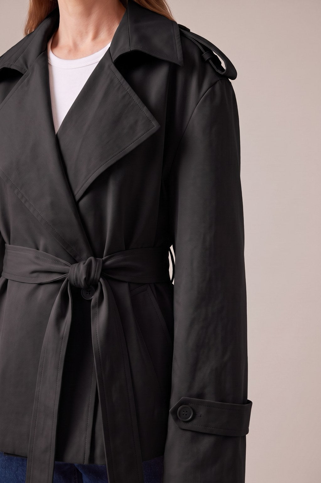 Trench court Rebeca Paris