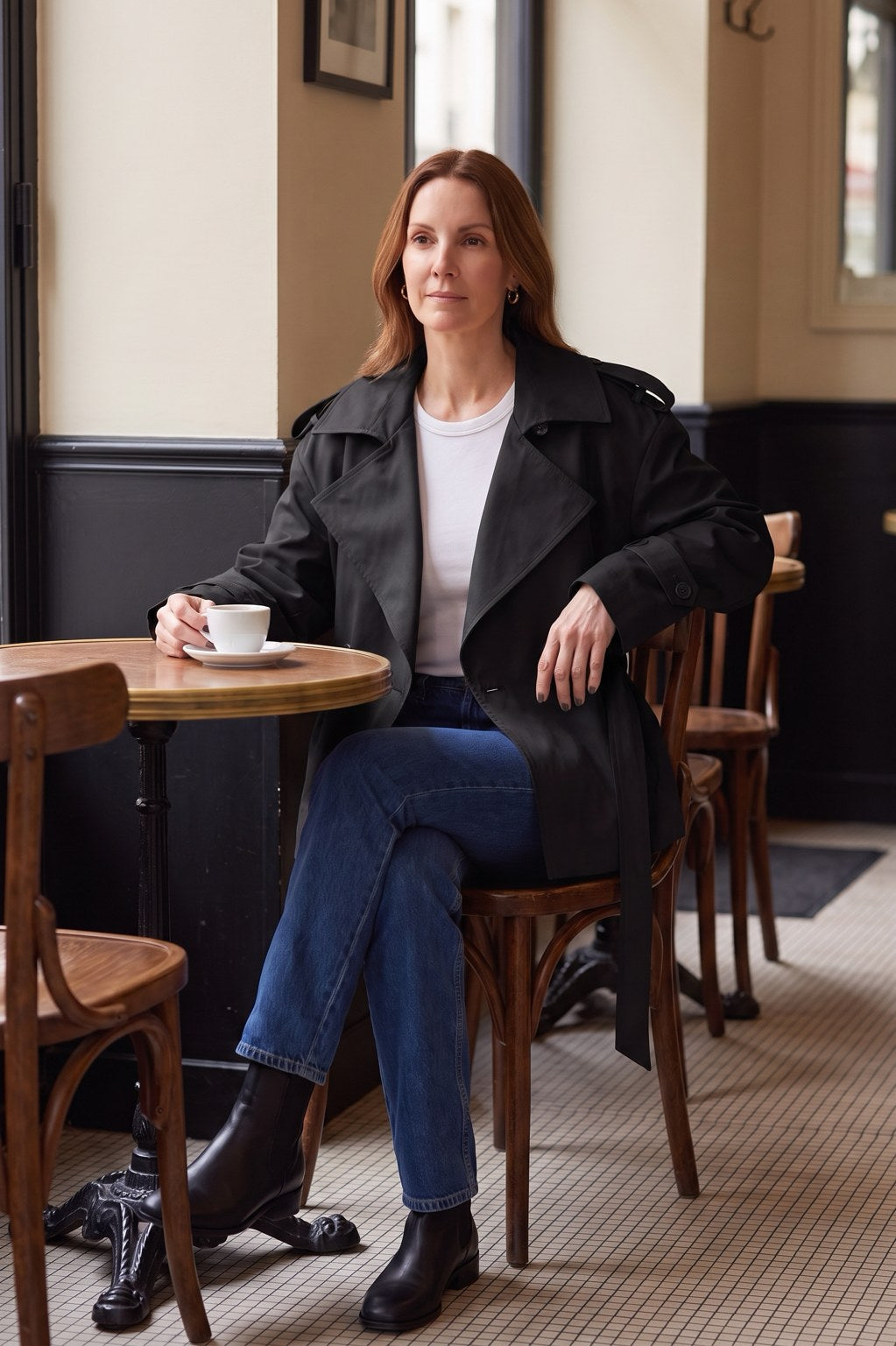 Trench court Rebeca Paris